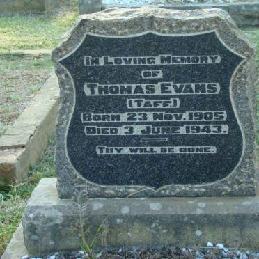 EVANS Thomas 1905-1943