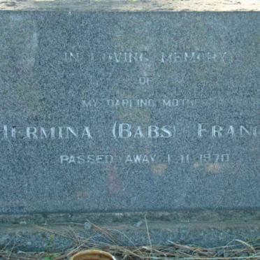 FRANCES Hermina -1970