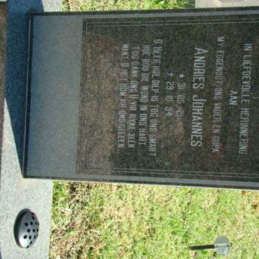 GUNTER Andries Johannes 1921-1994