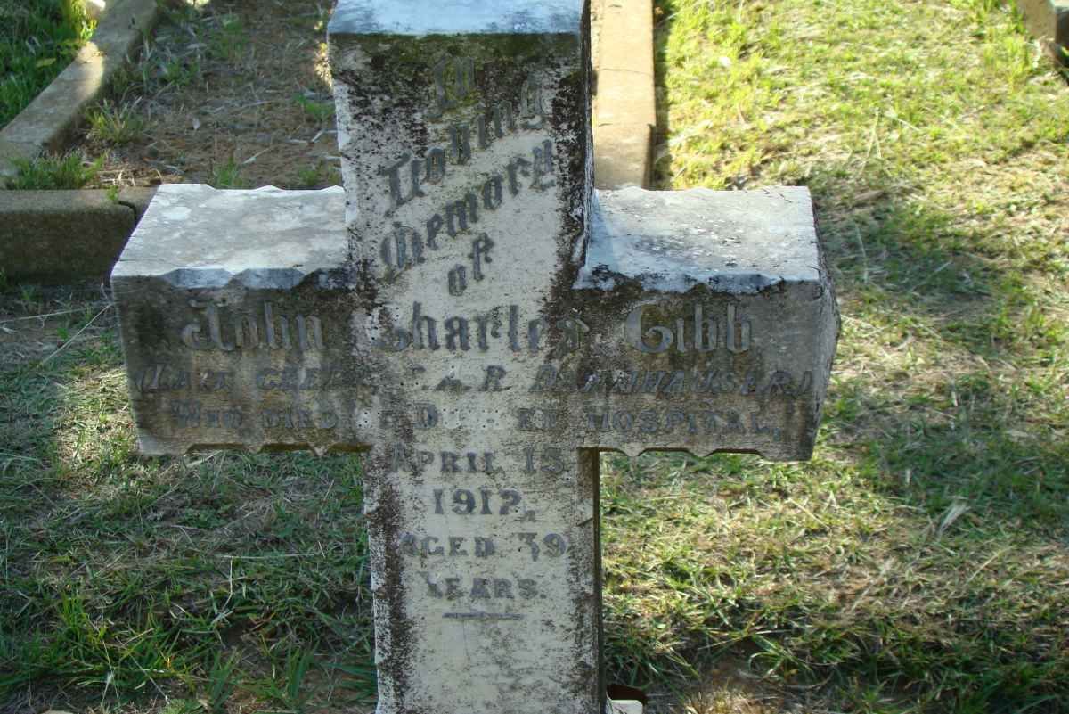 GIBB John Charles -1912