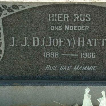 HATTINGH J.J.D. 1898-1966