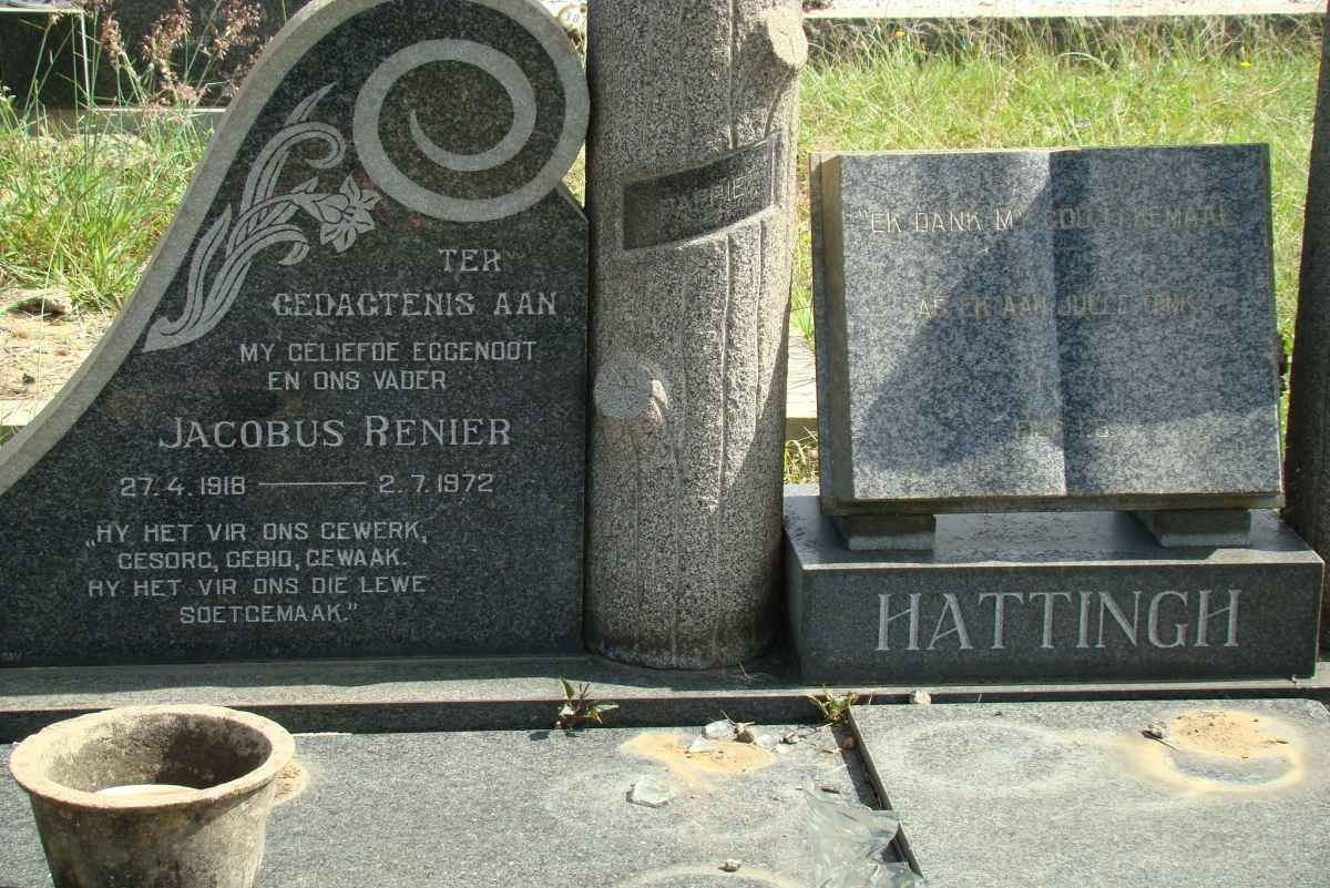 HATTINGH Jacobus Renier 1918-1972