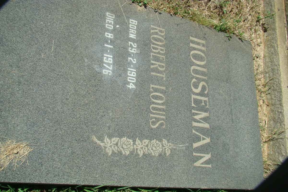 HOUSEMAN Robert Louis 1904-1976