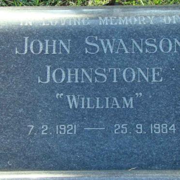 JOHNSTONE John Swanson 1921-1984
