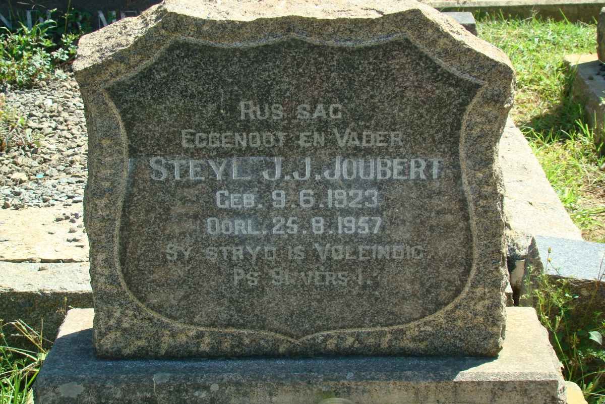 JOUBERT Steyl J.J. 1923-1957