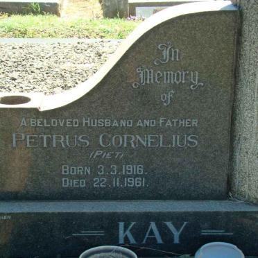 KAY Petrus Cornelius 1916-1961
