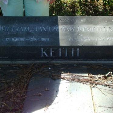 KEITH William James 1896-1966 &amp; Amy Kempthorne 1899-1979