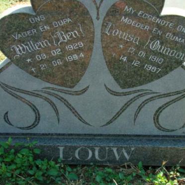 LOUW Willem 1929-1994 &amp; Louisa 1910-1987