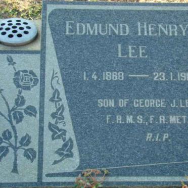 LEE Edmund 1868-1915