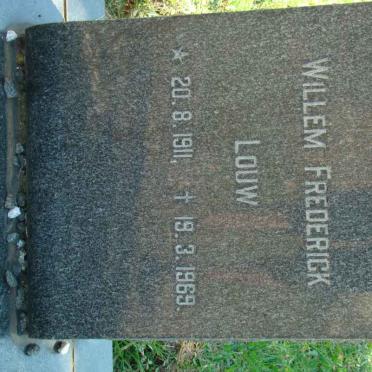 LOUW Willem Frederick 1911-1969