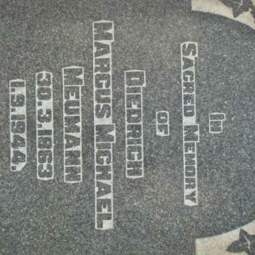 MEUMANN Diedrich Marcus Michael 1863-1944