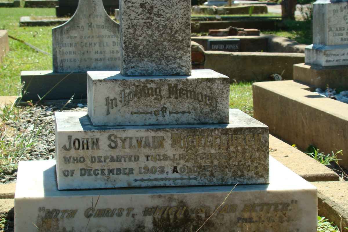 MICKLEBURGH John Sylvain -1903