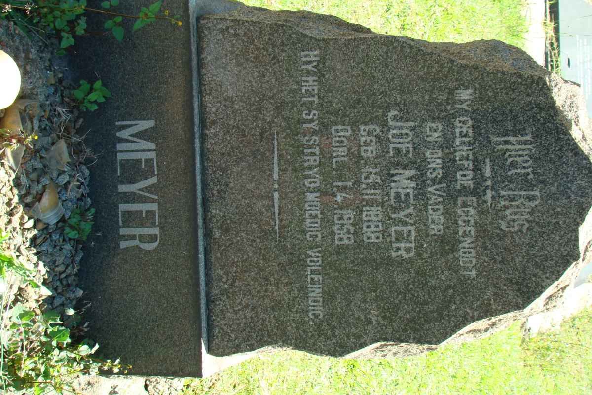 MEYER Joe 1888-1958