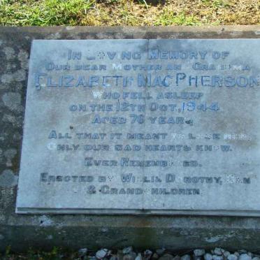 MacPHERSON Elizabeth -1944