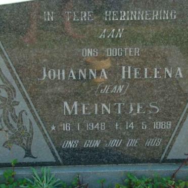 MEINTJES Johanna Helena 1948-1989