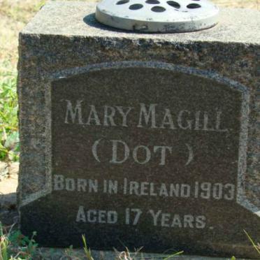 MAGILL Mary 1903-