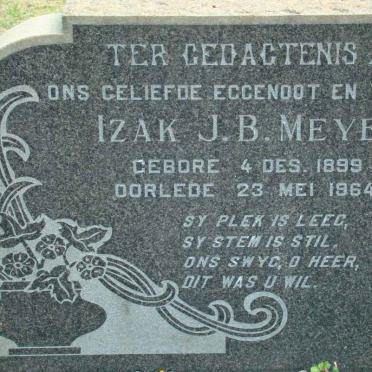 MEYER Izak J.B. 1899-1964