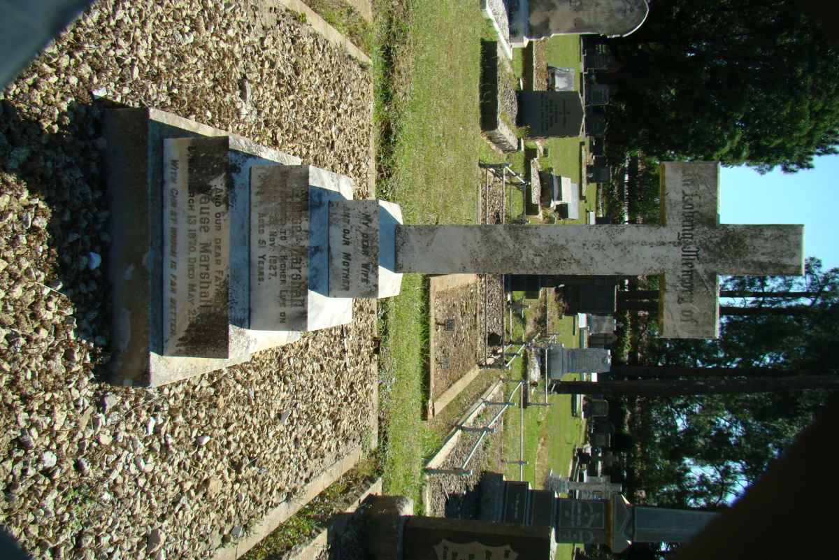 MARSHALL Vause 1870-194? &amp; Louise -1927