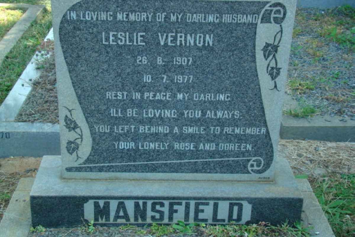 MANSFIELD Leslie Vernon 1907-1977