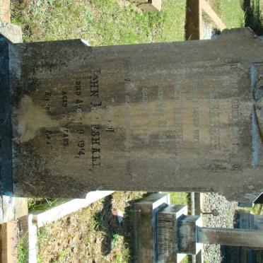 MARSHALL John -1914 &amp; Elizabeth
