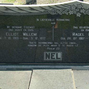 NEL Elliot Willem 1903-1972 &amp; Ragel Maria 1907-1999