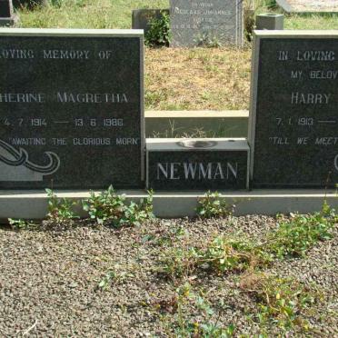 NEWMAN Harry Ernest 1913-1970 &amp; Catherine Margretha 1914-1986