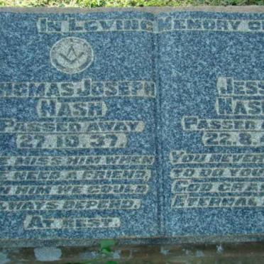 NASH Thomas Joseph -1937 &amp; Jess -1945
