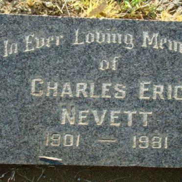 NEVETT Charles Eric 1901-1981