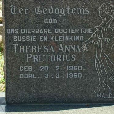 PRETORIUS Theresa Anna 1960-1960