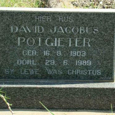 POTGIETER David Jacobus 1903-1989