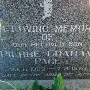 PAGE Pierre Graham 1962-1970