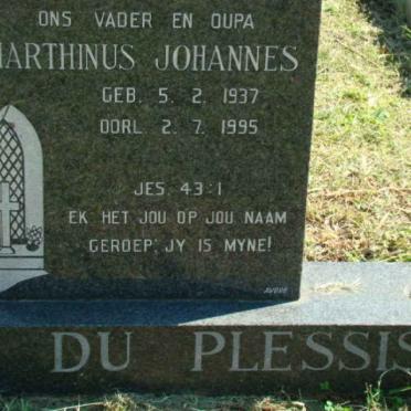 PLESSIS Marthinus Johannes, du 1937-1995