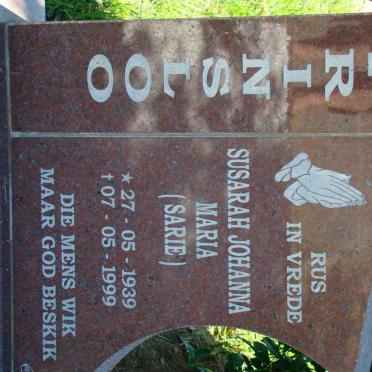 PRINSLOO Susarah Johanna Maria 1939-1999