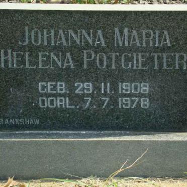 POTGIETER Johanna Maria Helena 1908-1978