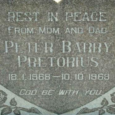 PRETORIUS Peter Barry 1968-1969