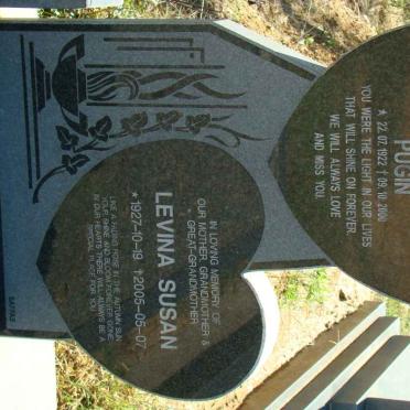PUGIN Dennis Lewie 1922-2000 &amp; Levina Susan 1927-2005