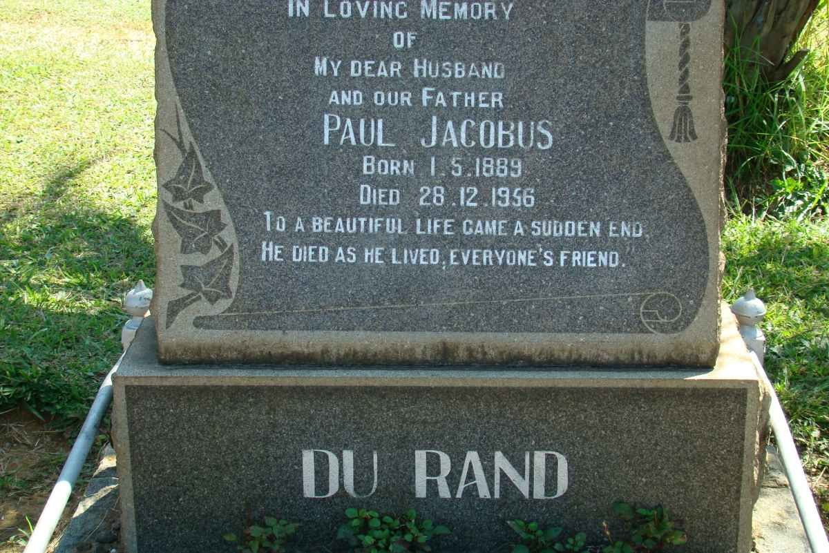 RAND Paul Jacobus, du 1889-1956