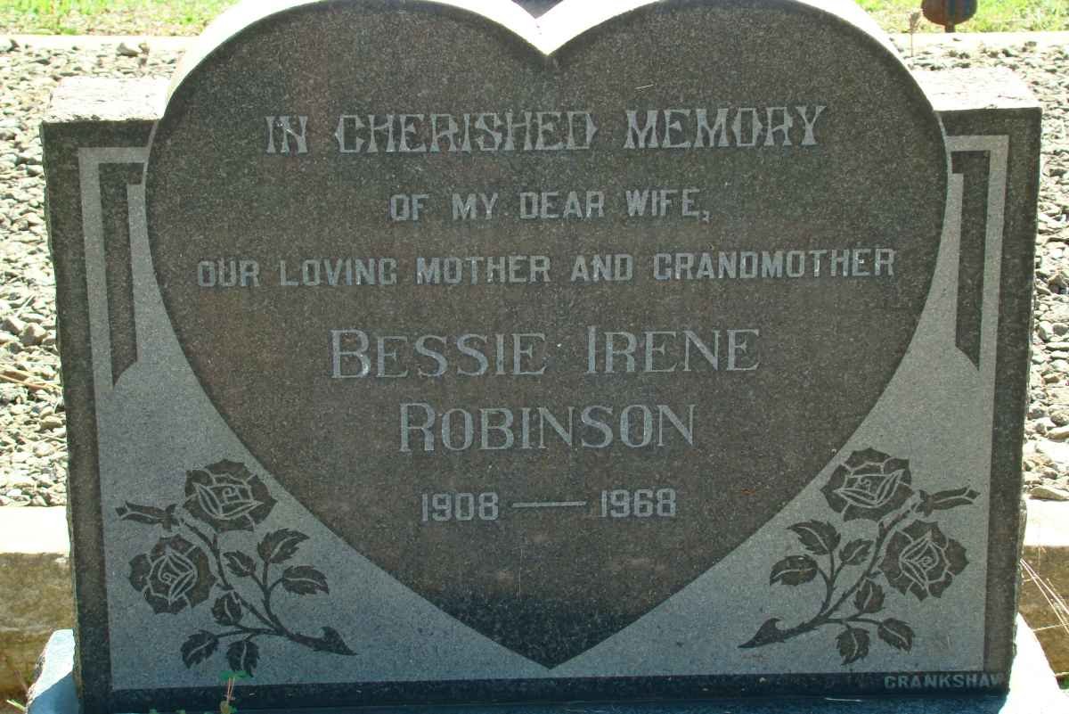 ROBINSON Bessie Irene 1908-1968