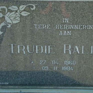 RALL Trudie 1960-1984