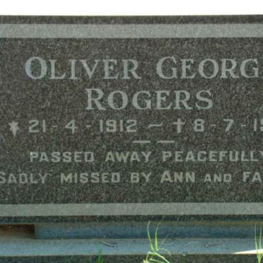 ROGERS Oliver George 1912-1976