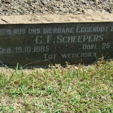 SCHEEPERS G.F. 1885-1945