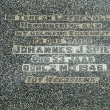 SPIES Johannes J. -1948