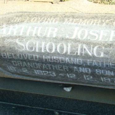 SCHOOLING Arthur Joseph 1923-1979