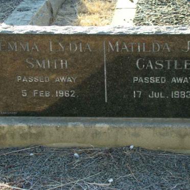 SMITH Emma Lydia -1962 :: CASTLE Matilda Jane -1983