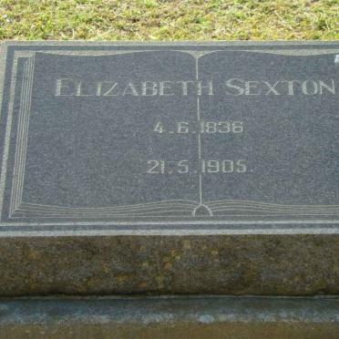 SEXTON Elizabeth 1836-1905