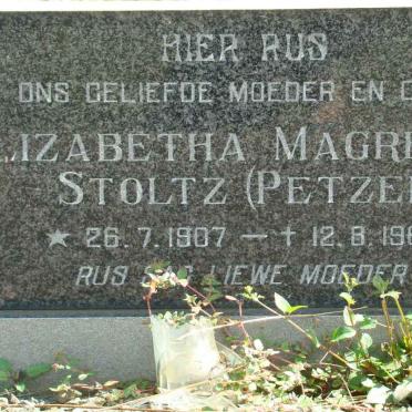STOLTZ Elizabetha Magretha nee PETZER 1907-1962