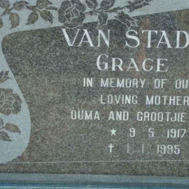 STADEN Grace, van 1917-1995
