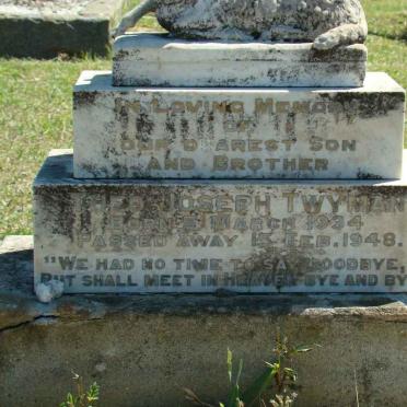 TWYMAN Theo Joseph 1934-1948