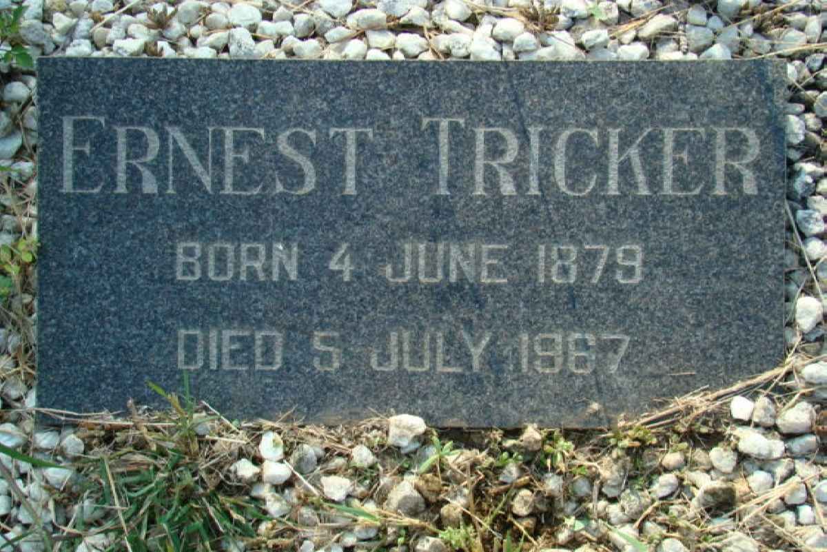 TRICKER Ernest 1879-1967