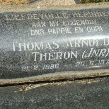 THERON Thomas Arnoldus 1896-1972